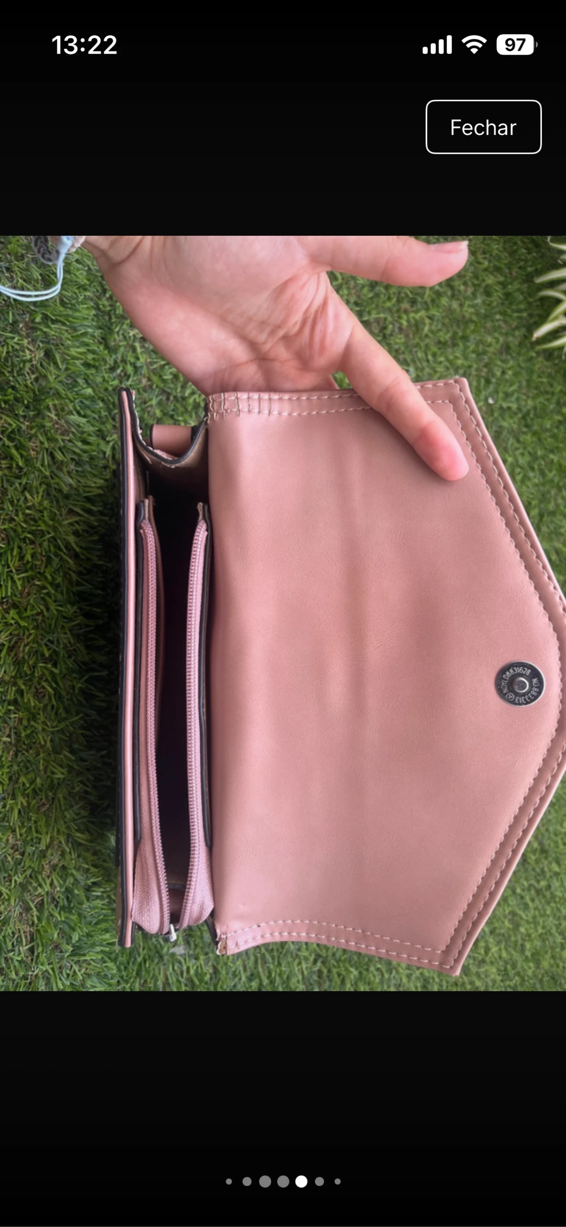 Sac à main rose/beige neuf – photo 6